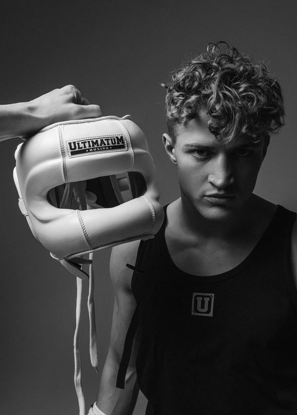 Боксерский шлем с бампером